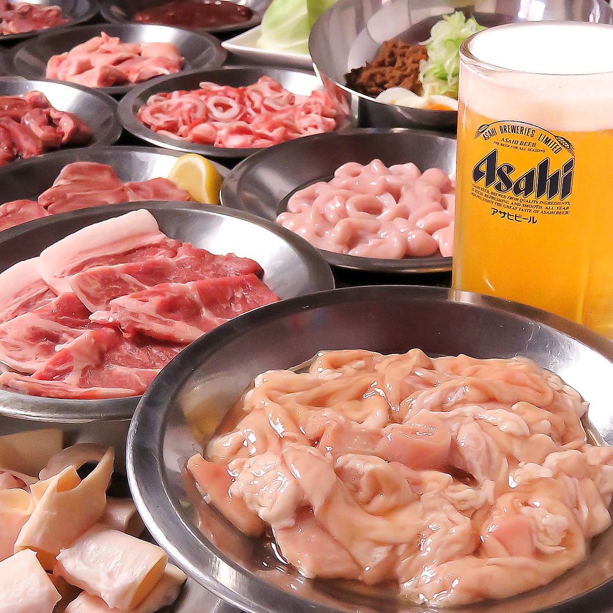 하마 마츠에서 야키니쿠를 즐긴다면 저희 가게에서! 합리적으로 맛있는 고기를 즐길 수 있습니다 ♪
