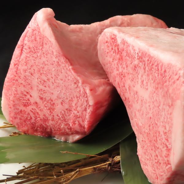 Our proud A5 Matsuzaka beef, carefully selected and purchased