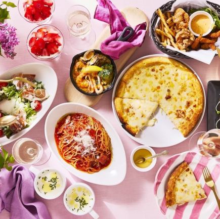 ベビーフェイスコース★全7品2970円(税込) +550円(税込)でメイン料理食べ放題！※要前日予約