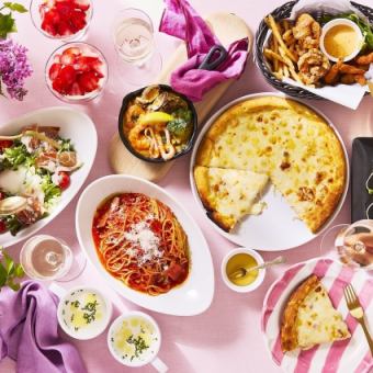 ベビーフェイスコース★全7品2970円(税込) +1650円(税込)でアルコール飲み放題!※要前日予約