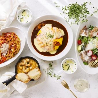 お好きなメニューが選べる!お得なプレミアムセット 6237円(税込)~ ※3名様向け