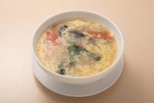 野菜と卵のスープ