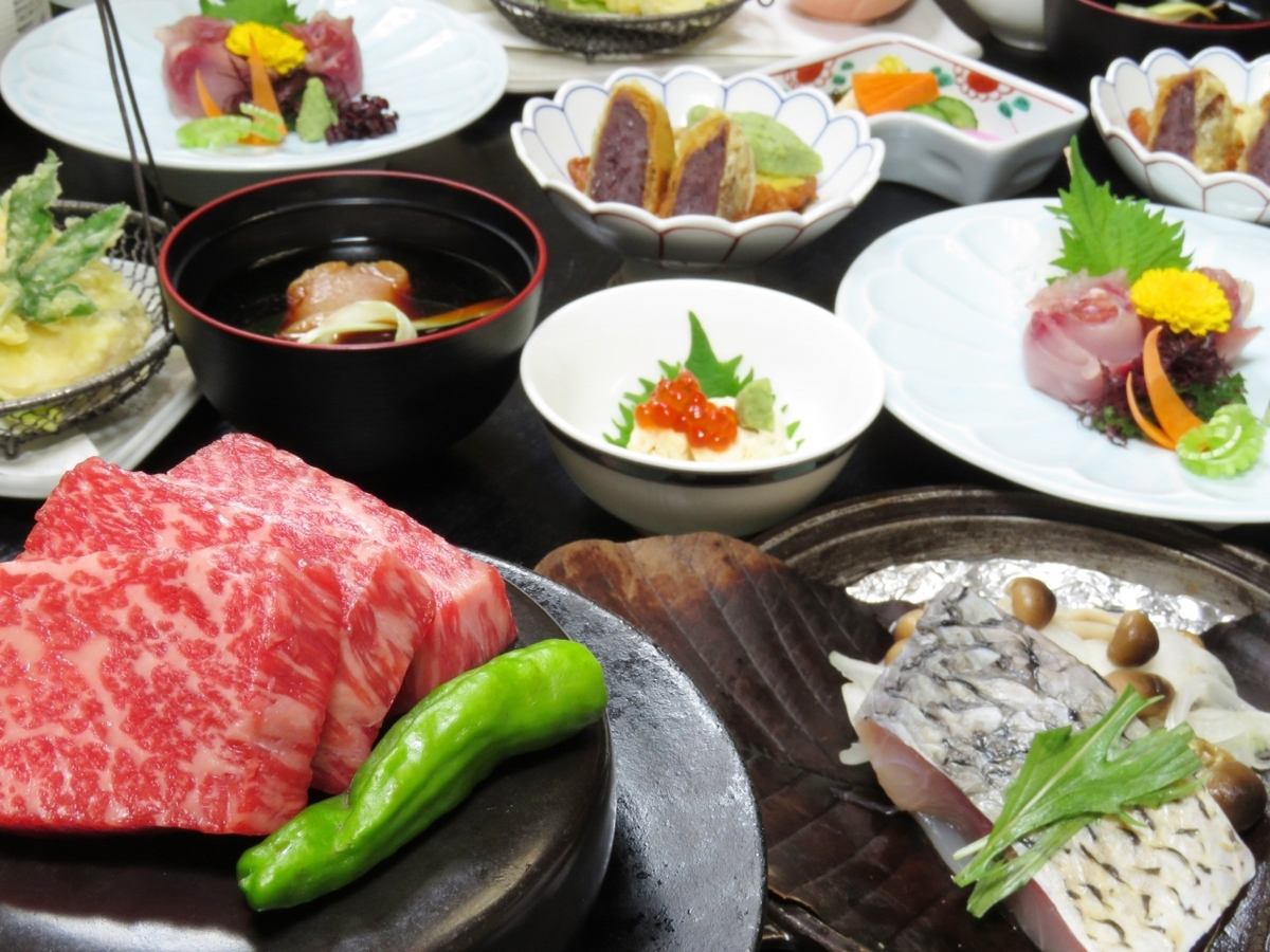 郡山·福岛怀石套餐充满当地食材和风味 3,850日元～（含税）