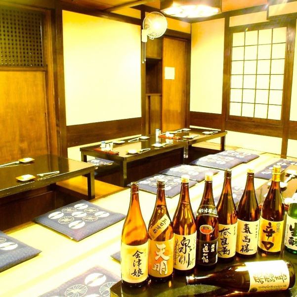 [Shunzen Kushizen] can be prepared in a private room even for large parties.It's perfect for a variety of parties, from small to large, such as welcome parties, farewell parties, and company drinking parties! It's a tatami room, so you can stretch out your legs comfortably.We can prepare seats according to the number of people, so please choose the one that suits your occasion★(*We recommend making reservations early as it gets very crowded on weekends.)