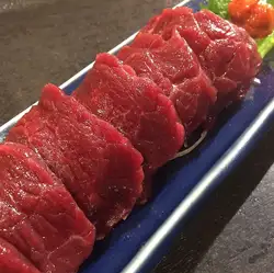 Aizu specialty Sakura sashimi