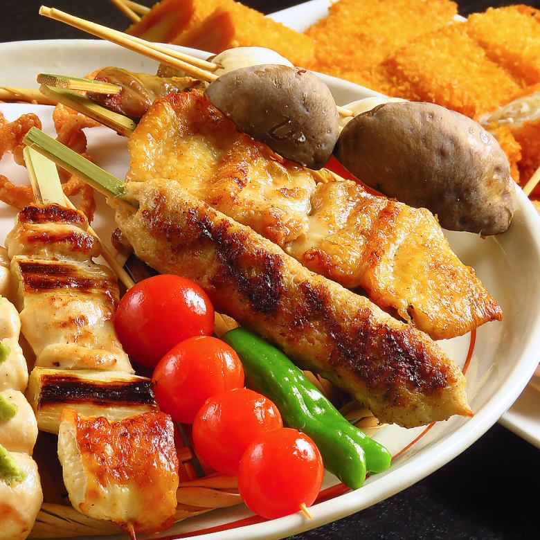 Assorted skewers (8 pieces)