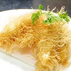 Crispy fried camembert