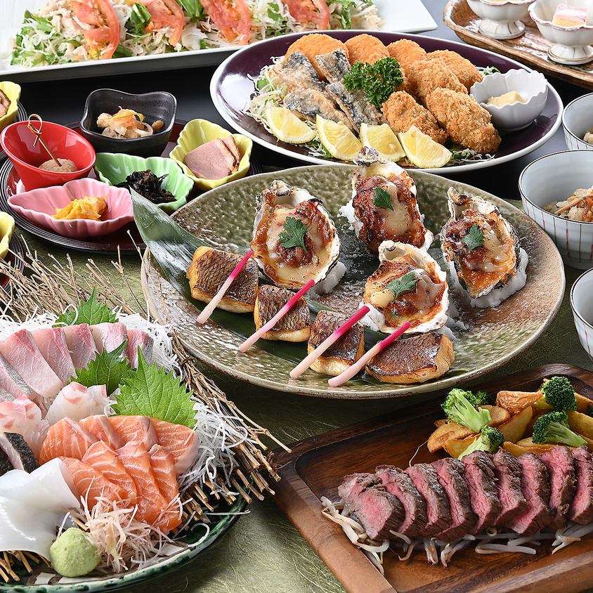 [Ebisumachi] We have private rooms available for banquets of up to 60 people.