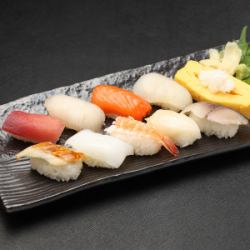 Great value! Assorted 10 nigiri sushi