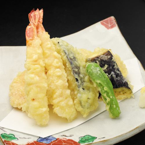 Shrimp and vegetable tempura