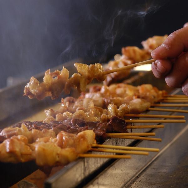 5 skewers of Yakitori