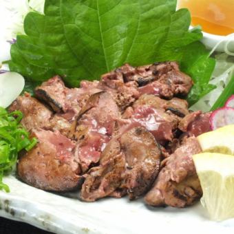 Roasted rich white liver