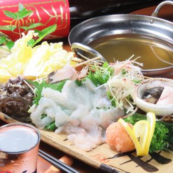 [豪华火锅]“新年派对×烟神火锅套餐”5,000日元，可选择主菜和2.5小时无限畅饮