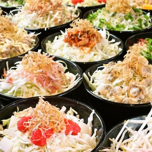 [Weekdays 1,300 yen, 90 minutes lunch] All-you-can-eat 31 kinds of okonomiyaki, monja, yakisoba, etc.! (LO is 30 minutes early)