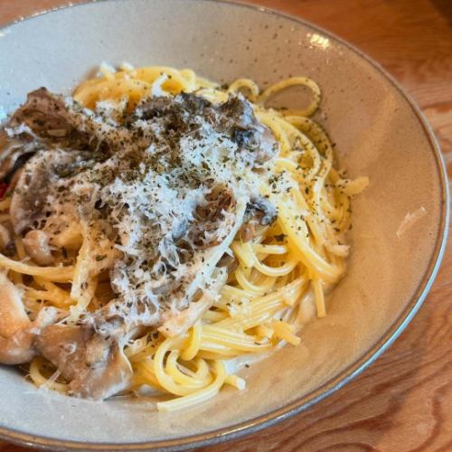 3種のキノコと濃厚チーズ