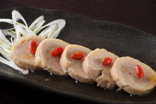 【土日祝数量限定】紹興酒漬けの蒸し鶏