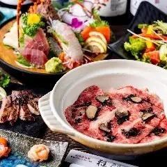 「향아(코가) 코스」흑트뤼플・흑모 와규・선어 회를 만끽 7품 ◆2H 음료 무제한 6000⇒5500엔