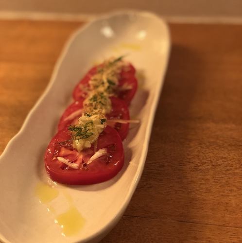 Japanese tomato carpaccio