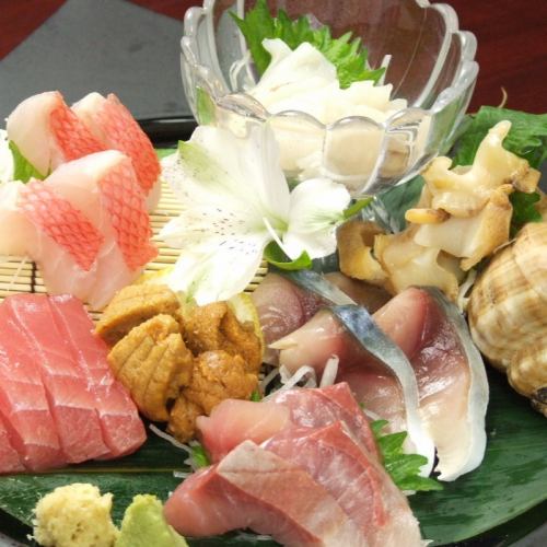 500 yen discount on sashimi!