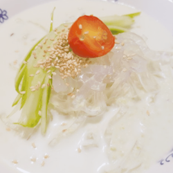 【夏季限定】冷やし豆乳 ところてん