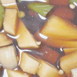 大根の醤油漬け