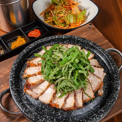 The rich aroma of Korean cuisine is truly captivating.