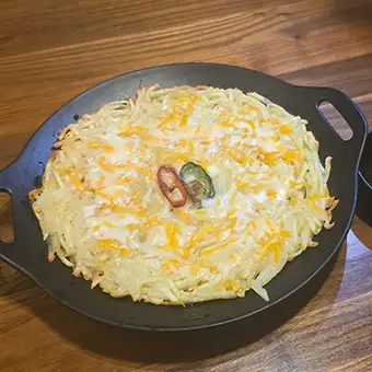  チーズジャガイモチヂミ