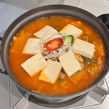 キムチチゲ（ご飯付き選択可）