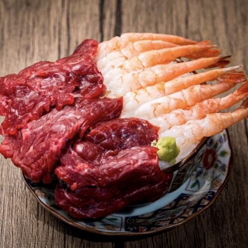 甘エビ×赤身ミニ丼