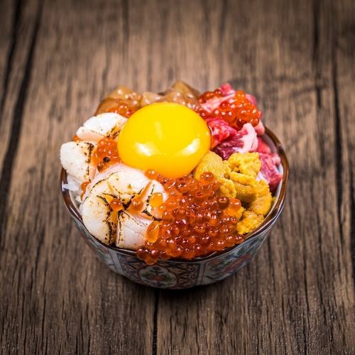 極上肉海鮮ミニ丼
