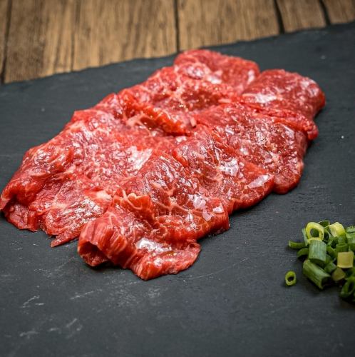 Extremely rare! Seared Wagyu beef sashimi