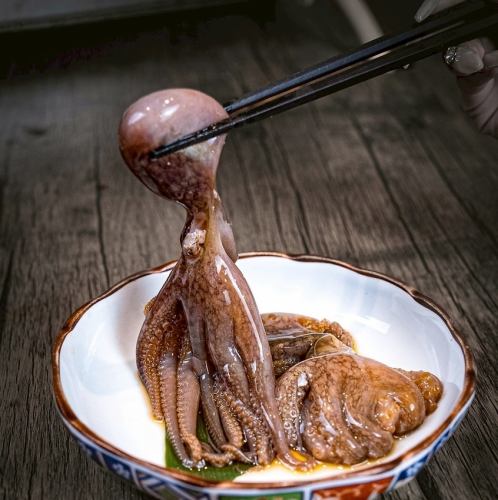 カンジャンイイダコ踊り食い/ヤンニョムイイダコ踊り食い