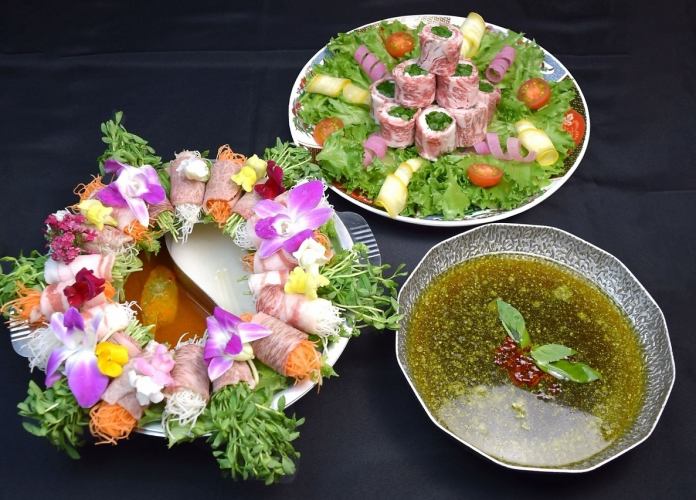 ≪ランチメインが選べる畑コース≫コース料理+1ドリンク【4,500円(税込)】