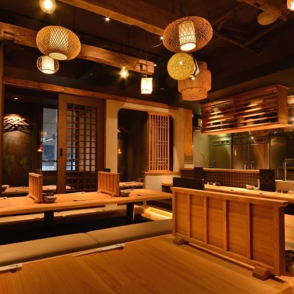 A calm atmosphere is also a date use ◎ The counter seat offers a freshly cooked tempura directly from the craftsman so you can enjoy it visually.Spend a memorable time with a wealth of fine liquors with a selection of tempura and rare brands.