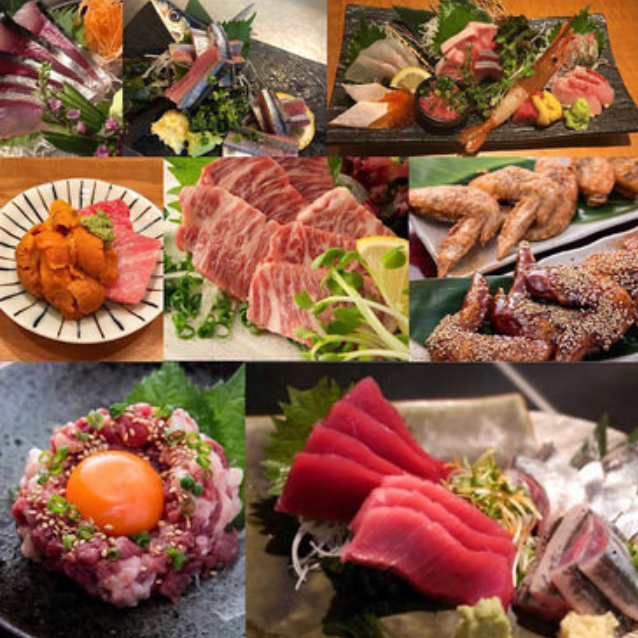 九州うまかもんと獲れたて超鮮度のお刺身、馬刺しなどご用意!!