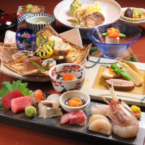 Enjoy a variety of kaiseki meals in Sendai, the city of trees.