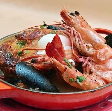 Shrimp and Chicken Marengo Style