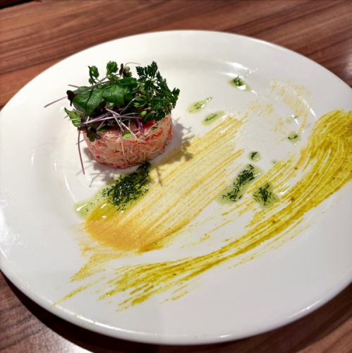 香り立つズワイガニのレムラード仕立て