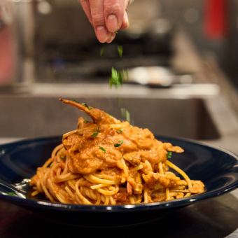 [Weekday Lunch] Appetizer included, Choice of Lunch Pasta Course! Dessert & Drink Set