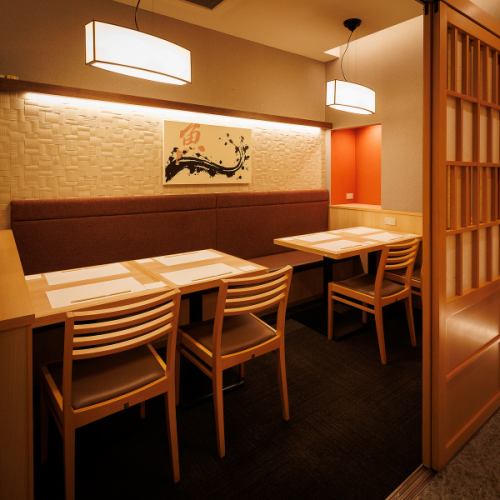 【完全個室】4名様~ご案内可能◎人数に合わせてご調整可能です。アットホームな空間でこだわりのドリンク・料理をゆっくりとご堪能ください。