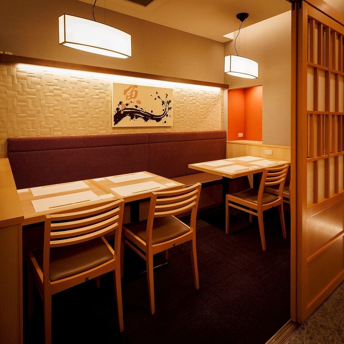 個室完備◎人気のお席なのでご予約はお早めに!