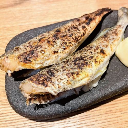 Grilled Komai (two fish) from Hokkaido