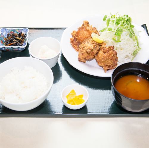 Isshin special Zangi set meal