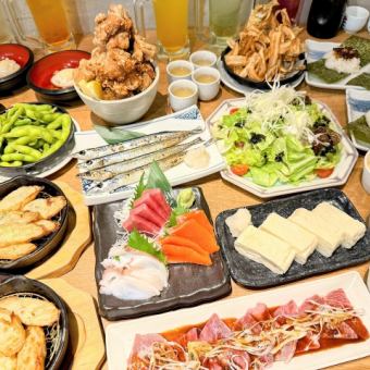 ≪竹≫十勝北海道満喫宴会コース！全13品◆120分飲み放題生ビール付 4000円（税込）