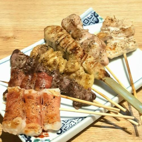 串の盛り合わせ7種