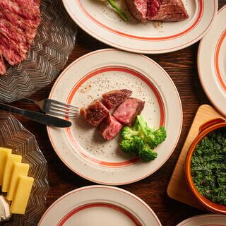 【宴会、新年聚会☆】2小时无限畅饮“熟成黑毛和牛牛排等10道菜”【6,600日元→5,000日元】