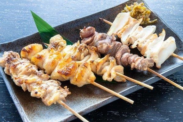 炭火焼きとり各種1本190円より