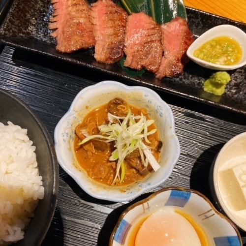 熟成！一押し！厚切り牛タン定食