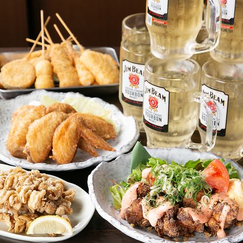 飲み放題付コースが2500円♪宴会にも◎今日はまじめやで宴会を!