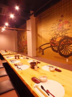 [Private room with sunken kotatsu table: 28 people] A private room with a sunken kotatsu table where up to 28 people can enjoy a banquet.Please contact us if you have more than 28 people!